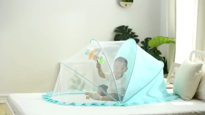 【COD】Baby Mosquito Net Cover Adjustable Foldable Anti Mosquito Pop Up Safety Newborn Infants Bed Crib Net Cover