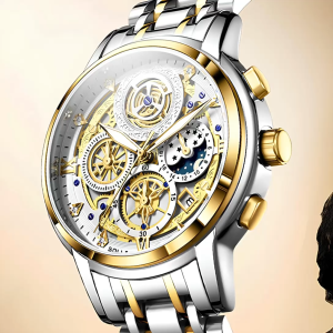 STALIO Jam Tangan Pria Bisnis VAVAVOOM Diamond Model Terbaru