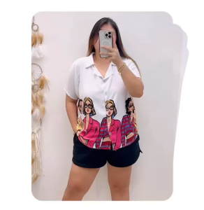 AC LOVI BLOUSE | Challis Fabric for Plus Size Women