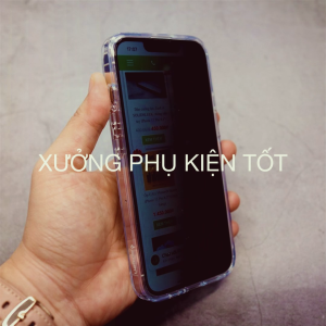 Kính Cường Lực iPhone Chống Nhìn Trộm - Miếng Dán Cường Lực Full Màn Hình Chống Nhìn Trộm Đủ Các Dòng Điện Thoại iPhone
