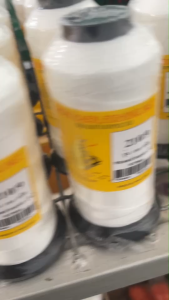 ด้ายแหอวน 210/4 รุ่น 100 กรัม หลอดปากแตร L สีขาว