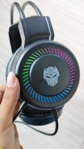 Headset Gaming RGB Rexus Headphone Full Bass Stereo Earphone Handsfree Kabel PC Komputer Laptop SH39