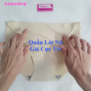 Quần lót nữ su đúc thông hơi thun lạnh không đường may trẻ trung thoải mái thoáng mát (MS 03153) Anna Shop