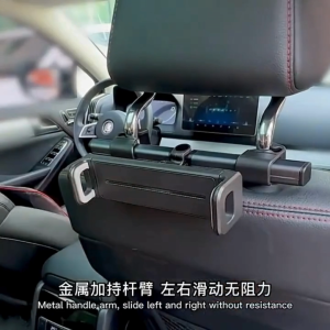 Adjustable Flexible Car Back Rear Seat Head Rest 360 Degree Angle Rotation Tablet Phone Pad Universal Holder Stand