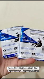 Racun Tikus Ampuh Petrokum Mati Kering Tidak Berbau E19