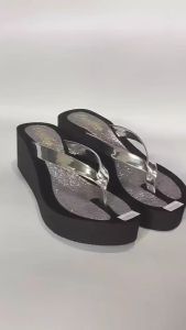 CK99 Sandal Wedges Jepit Manohara 6 Cm Kekinian