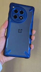 RINGKE® FUSION X OnePlus 12R Clear Hard Back Heavy Duty Shockproof Advanced Protective TPU Bumper Case Cover Casing