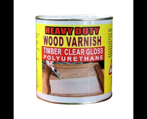 1L ( HEAVY DUTY BRAND ) TIMBER Varnish ( Gloss ) Polyurethane Wood Lacquer Shellac for Furniture Perabot Kayu