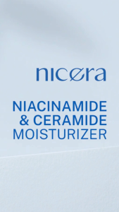NICERA Niacinamide & Ceramide Moisturizer 50ml with Licorice Root Extract restore skin barrier soothe irritation redakan iritasi