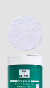 Dr Dermis Sebumclar BHA AHA Clarifying Pad 70s - Lazada