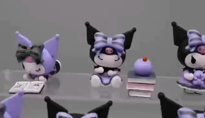 KUROMI Action Figure SATUAN Mainan Anak Sanrio Karakter Edisi Kulomi Pajangan Bukan Blindbox