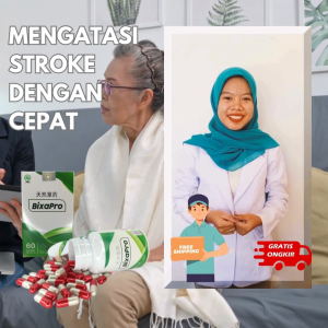 BixaPro Obat Stroke Herbal Premium Paling Ampuh 11x Lebih Efektif Asli Bergaransi