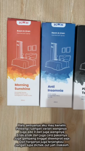 Bowin Pengharum Ruangan Room & Linen Spray & Kasur + Antibacterial