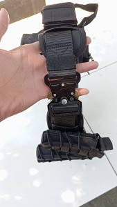 Ikat pinggang pria kopel full set I Kopel Set Tactical Hitam Multifungsi Slot Besi Warna Hitam B05 COD