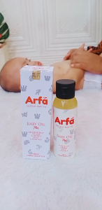 [BPOM RESMI] PROMO 3 BOX Arfa Baby oil - Minyak telon alami menjaga kesehatan kulit bayi