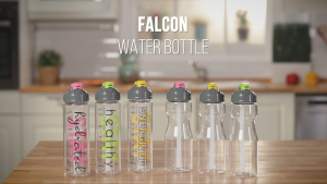 Infantino | Renga Falcon One Click Opening Tritan Water Bottle With Straw