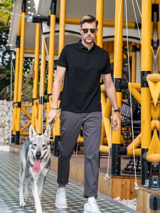 Simple Mens Plain Polo Shirt Dri Fit Polo Shirt For Men Golf polo shirt Leisure sport solid color T-Shirts Quick-Dry