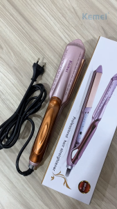 Catokan rambut kemei KM - 471 Catok Plat Gold Temperatur Suhu Ionic Pelurus Rambut Straightener Catokan