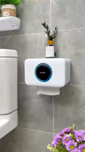 Hộp giấy vệ sinh Ecoco E2303 có ngăn nhỏ tích hợp làm thơm phòng vệ sinh cao cấp