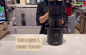 Máy ép chậm Hurom H300E - Màu Đen - Bảo Hành 10 năm - Hàng chính hãng