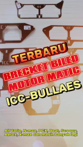 Brecket Motor ICC Turbo SE 2.5 Inch Besi Hitam