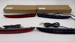 Zs 2319 Dragon Scale Dynamic Rear Bumper Reflector With Signal Running Honda City E V Spec #I-VTEC 2024#Hrv 2022-2024 Rs sepc #v spec # e spec T