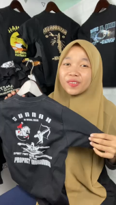 Kaos Anak Laki Laki Gambar Depan Belakang Tema Sahabat Nabi Muslim Baju Distro Premium Keren Terbaru