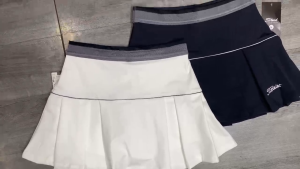 Chân Váy Tennis Thể Thao 2 Lớp T.itleist Xếp Ly Chơi Cầu Lông Golf Tennis Vải Thun Lạnh Co Giãn Tốt