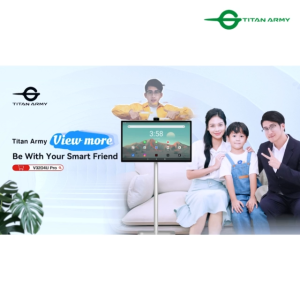 TITAN ARMY V32D4U PRO Silver Flat 16:9 31.5 Inch VA UHD 76Hz 3840x2160 4K Resolution Portable Smart Screen HDR400