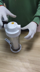 ส่งจากไทย JAVIT กระบอกกรองน้ำแบบใส 10 นิ้ว เครื่องกรองหินปูน เกลียว1/4-1/2นิ้ว กรองสิ่งสกปรก+ตะกอน สำหรับน้ำประปา