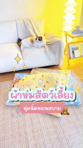 ผ้าห่มสัตว์เลี้ยง ผ้าห่มกำมะหยี่ ขนแกะ หนานุ่มห่มสบาย ผ้าห่มสุนัข ผ้าห่มแมว ที่นอนสุนัข ที่นอนแมว