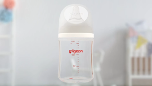PIGEON SofTouch™ PP Nursing Bottle Wide Neck Feeding Milk Bottle PPSU T-ester 5oz/160ml-SS / 8oz/240ml-M / 11oz/330ml-L Botol Susu