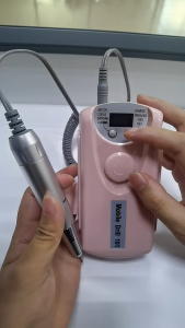 ⭐Garansi satu tahun⭐Drill nail art / Alat Kikir Kuku Elektrik Portable Rechargeable Nail Drill Polisher Grinding Untuk Manicure