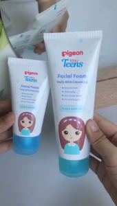 Pigeon Teens Facial Foam Daily Mild Cleansing 100ML - Sabun Cuci Muka Remaja