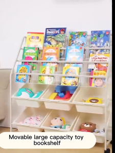 Kids Bookshelf Organizer: A Multi-Layer Display Bookcase for Children