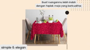 Taplak/Alas Meja Ruang Tamu Premium Motif Embos Terbaru LP