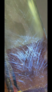 (SG Seller Ready Stocks) Rare Premium Grade Top Clarity Brazil Smoky Yellow Quartz Tower with Angel’s Feathers (with Certification) 6.7cm 稀有收藏级高净体巴西茶黄水晶柱子带天使的羽毛(配证书) 6.7厘米