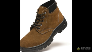 รองเท้าหนังแท้ผู้ชาย ส่วนบนของหนังกลับ ป้องกันการชนและการเจาะ รองเท้านิรภัยที่อบอุ่น รองเท้าประกันแรงงานยาง