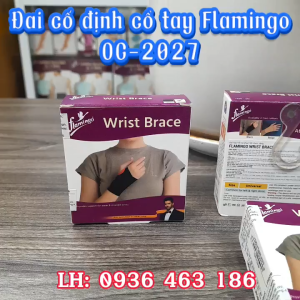 Đai cố định cố tay Flamingo Wrist Brace [OC-2027]. đai nẹp cố định khớp cổ tay