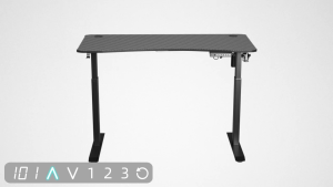 Ergoseat E-Smart Ergonomic Standing Desk Height Adjustable Gaming Table with RGB Lights - Include Delivery