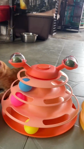Tháp banh đồ chơi cho mèo nhiều loại