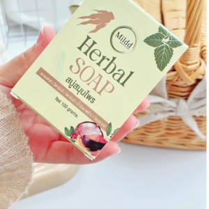 สบู่สมุนไพร 3 ก้อน สบู่แก้คัน สบู่แก้แตกลาย สบู่สมุนไพรโสมชะเอมเทศ สบู่ปรับผิวขาว สบู่แก้ปัญหาผิวหนัง ปราศจากน้ำหอม สบู่สำหรับผิวแพ้ง่าย