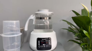 美菱恒温壶 婴儿恒温水壶 恒温热水壶 家用烧水壶 冲奶粉温奶器 暖奶器 Meiling 1300ML Glass Kettle Constant Electric Baby Bottle Warmer Sterilizer Automatic Thermostatic Milk Regulator