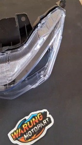 Mika Batok Kosongan Reflektor Set Lampu Depan Beat Led New Deluxe CBS Street K1A 2021 2022 2023 Original