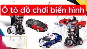 Ô tô biến hình rô bốt cho bé trai đồ chơi trẻ em(2-12 tuổi) giá rẻ không cần pin nhựa ABS an toàn cho sức khỏe của bé