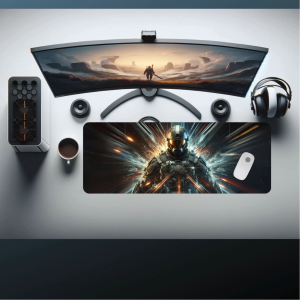 DESKMATEC Gaming Mouse Pad Titan Vanguard Extra Large Desk Mat (80x30cm)