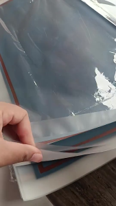 Kertas Bunga Cellophane Wrapping Paper: Varian List Gold Frame Transparan Florist