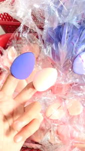 Isi 5+ Box Sponge Spons Mini & Aksesoris Makeup untuk E-Commerce
