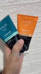 Nuface Facial Wash Untuk Wajah Kusam - Nuface Nu Glow Men Facial Wash 100gr BPOM - Sabun Nuface Cuci Muka Perawatan Pria Berjerawat
