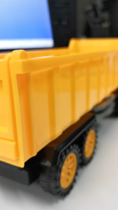 BKLTOY รถของเล่น รถบรรทุก รถดั้ม รถกะบะบรรทุก รถบรรทุกดั้มยาว8ล้อ จับเข็น 6566